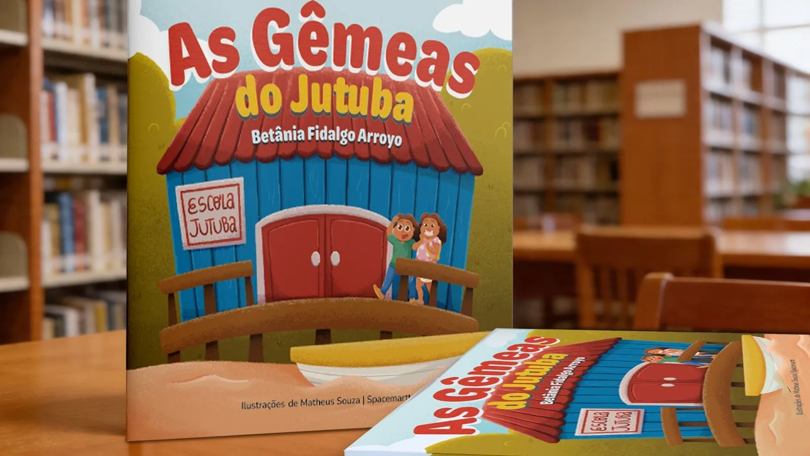Imagem ilustrativa da notícia: "As gêmeas de Jutuba": Livro infantil retrata educação ribeirinha no Pará