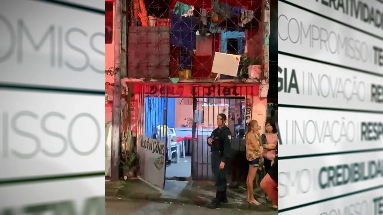 O homicídio ocorreu em frente a um estabelecimento comercial