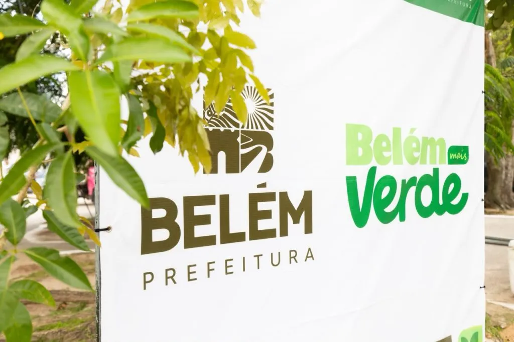 O prefeito de Belém, Igor Normando, participou do lançamento do jardim