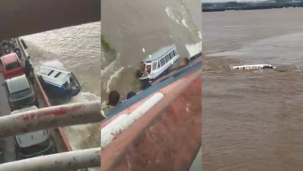 Uma lancha afundou em Santarém após tentar alcançar uma balsa. Conheça os detalhes e o risco da navegação na região.