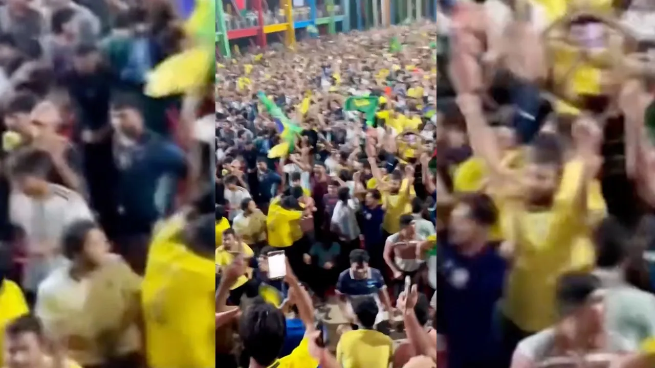 A torcida pelo Brasil em Bangladesh comemorou muito a classificação para as oitavas de final da Copa do Mundo