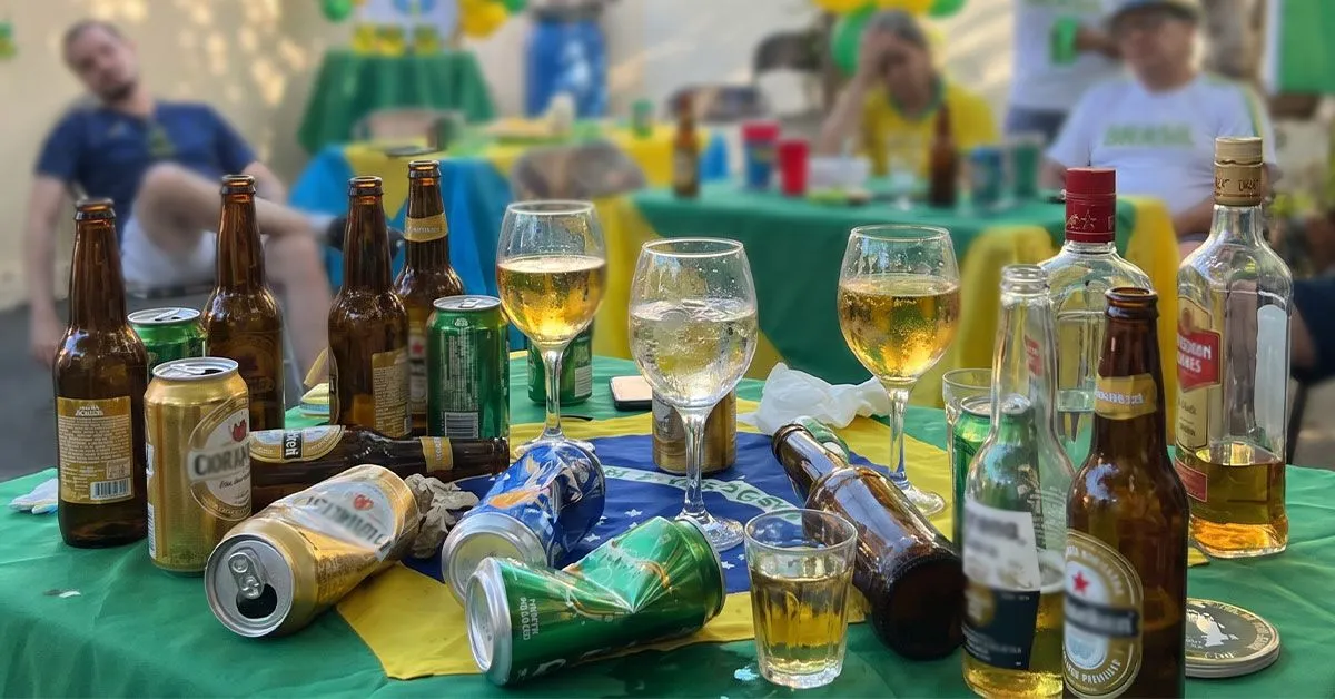Descubra como curtir os jogos da Copa com responsabilidade e evitar os riscos do consumo excessivo de álcool.