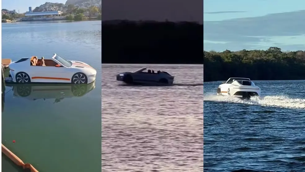 Um carro conversível inusitado surpreende em Vitória. Confira as especificações e a legalidade dessa embarcação única!