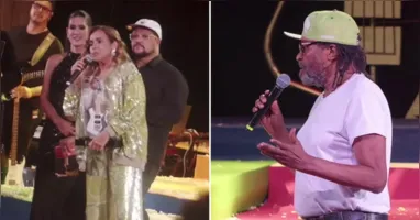 Troca de acusações entre Daniela Mercury e Edson Gomes marcou cerimônia de premiação e gerou climão no palco.