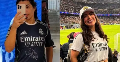Rosana Ferreira afirma ter descoberto inconsistências em assinatura de camisa atribuída a Vinícius Júnior após mostrar item a amigos.