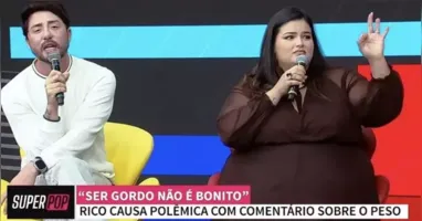Rico Melquiades e Mayara Russi discutiram ao vivo durante o “SuperPop”; bate-boca repercutiu nas redes sociais e dividiu opiniões entre internautas.