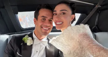 Alexandre Negrão e Elisa Zarzur celebraram união em Paris, mas formato da cerimônia gerou polêmica nas redes.