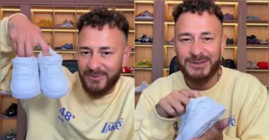 Fred Bruno anunciou a chegada do segundo filho em publicação nas redes sociais ao lado da namorada, Indi Lunar.