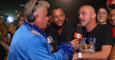 Comentarista virou destaque durante a transmissão ao vivo na TV Globo