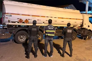 A carga de combustívels estava avaliada em R$ 60 mil e tinha como destino Conceição do Araguaia, no Pará.