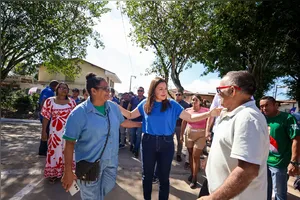 As obras de pavimentação no Residencial Bosque Araguaia, no Tapanã, contemplam 6,5 quilômetros de vias.