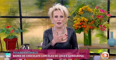 Ana Maria Braga contou que equipe do Mais Você passou mal após comer guloseima feita no programa