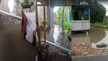 Moradores convivem com os alagamentos constantes, que trazem dor de cabeça e prejuízos.