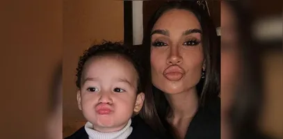 Cris, filho de Bianca Andrade e Fred Bruno, viralizou nas redes sociais nesta semana coma expressão "gag de la gag".