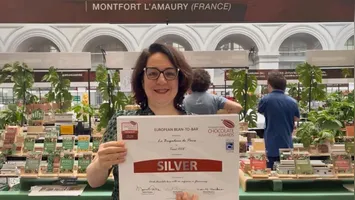 A chocolatier Marina, da ″La Brigaderie de Paris″, conquistou pela segunda vez a prata na premiação