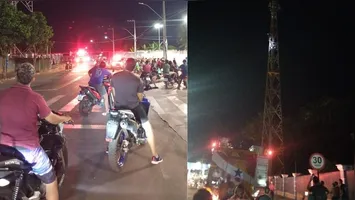 Caso mobilizou o Corpo de Bombeiros no bairro Jardim Paraíso; jovem atendeu prontamente ao pedido de resgate e desceu sem ferimentos.