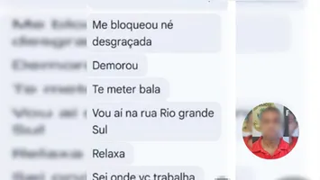 Suspeito pegava números de telefone em grupos de compra e venda e passava a perseguir e intimidar as vítimas com ameaças de morte.