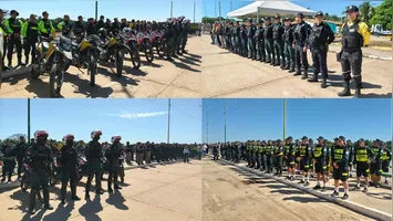 Ações conjuntas entre Estado e município reúnem efetivo ampliado e chegada de novos policiais para garantir a segurança de veranistas nas praias da região.
