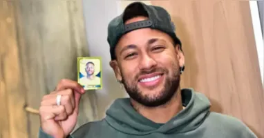 O adesivo dourado exclusivo de Neymar Jr. virou febre entre os torcedores e esgotou em menos de duas horas após o lançamento da edição limitada.