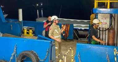 Buscas contam com membros do Corpo de Bombeiros