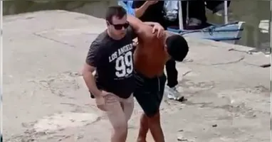 Suspeito tentou fugir em outra embarcação, mas foi encontrado pela polícia