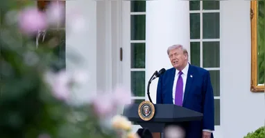 O presidente Donald Trump adotou uma postura deliberadamente cautelosa sobre o acordo