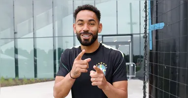 Artilheiro do duelo contra o Haiti, com dois gols, Matheus Cunha foi elogiado pela torcida.
