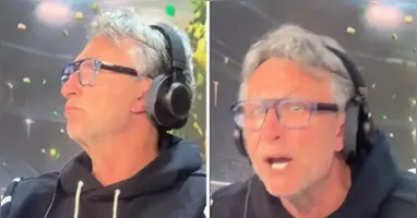 O ex-jogador e apresentador Craque Neto também perdeu a paciência durante a transmissão ao vivo do jogo