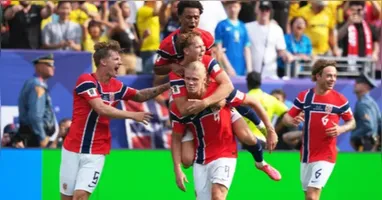A brincadeira surgiu após os gols de Haaland que eliminaram o Brasil da Copa.