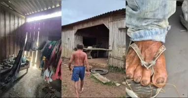 O trabalhador vivia em isolamento total há quase oito anos, sem acesso a condições mínimas de dignidade.