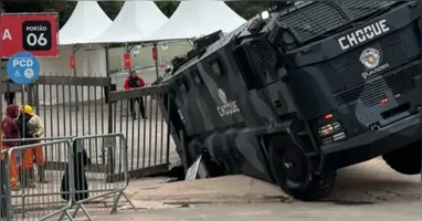 A Secretaria de Segurança Pública (SSP) confirmou que não houve vítimas e que o incidente não comprometeu o policiamento no local.