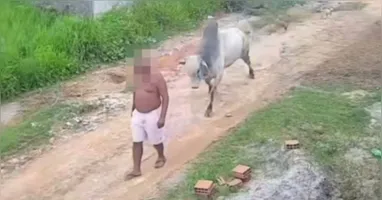 Homem teve apenas um ferimento no pé esquerdo.