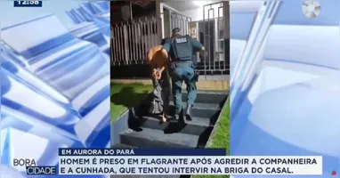 Agentes da polícias entraram no imóvel com a autorização da companheira do suspeito e da cunhada.