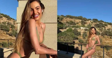 Pratícia Poeta é apresentadora do programa Encontro e aproveita férias da atração na Turquia.
