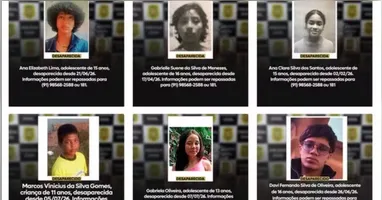 Ao todo, são 14 crianças e adolescentes divulgadas pela PC