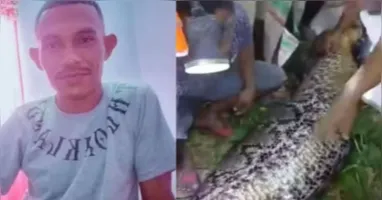Após dias desaparecido, o homem foi encontrado no estômago da cobra