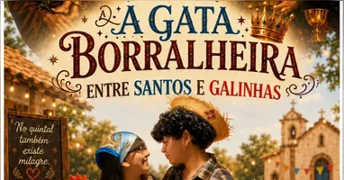 Espetáculo “A Gata Borralheira entre Santos e Galinhas” será apresentado no Teatro Waldemar Henrique em clima de São João.