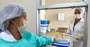 O Banco de Leite Humano (BLH) do Hospital Materno-Infantil de Ananindeua Anita Gerosa completou dois meses de funcionamento com resultados expressivos