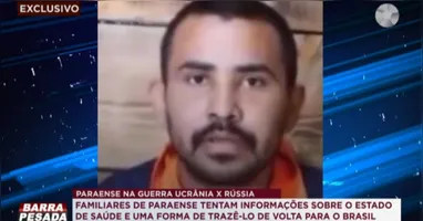 Herik Ferreira Soares, de 23 anos, natural de Castanhal, aparece em vídeo divulgado por canais ligados às forças russas após ser capturado durante a Guerra da Ucrânia