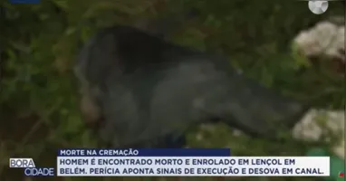 Corpo foi retirado de um canal na Sacramenta pelo Corpo de Bombeiros durante a manhã; área foi isolada para os trabalhos da perícia.