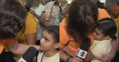 Antonela emocionou a repórter e o público ao falar sobre a saudade da mãe durante entrevista ao vivo.