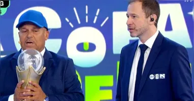 Tiago Leifert respondeu em tom de brincadeira à previsão feita por Carlinhos Vidente durante transmissão do SBT.