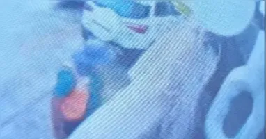 Câmeras instaladas no motorhome registraram o momento em que um homem tenta abrir o veículo na Praça do Arame.