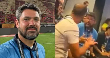 Em uma publicação no X, Courrege relatou que o jornalista marroquino levantou o braço repetidas vezes para fazer uma pergunta, prejudicando as câmeras da TV Globo.