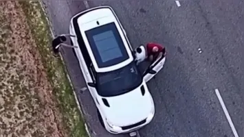 Vídeo feito por drone do Detran-PA mostra troca de motoristas para burlar operação