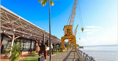 A Estação das Docas é um dos principais pontos turísticos de Belém.