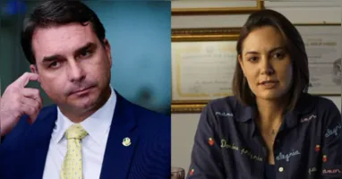 Flávio Bolsonaro divulgou um pedido público de desculpas à ex-primeira-dama Michelle Bolsonaro após ser acusado por ela de desrespeito e de lhe dar uma "punhalada".