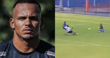 Atacante perdeu oportunidade de gol.