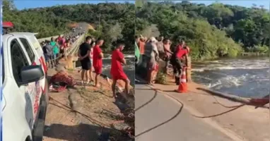 Polícia Militar realizou o isolamento da área.