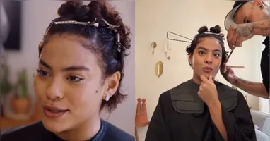 Ela revelou que, ao raspar as laterais do cabelo na juventude, inspirada na cantora Rihanna, mas a mãe reagiu com choro e preocupação.